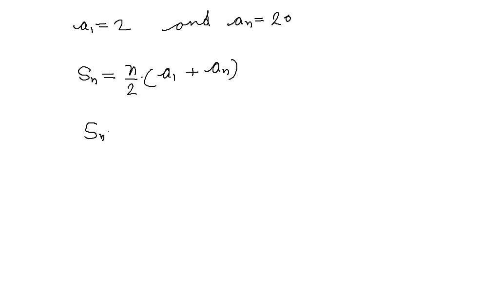 SOLVED:Sum of a Finite Arithmetic Sequence In Exercises 47 - 52 , find ...