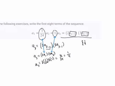 for-the-following-exercises-write-the-first-eight-terms-of-the-sequence-a_1frac124-a_21-a_nleft2-a_n