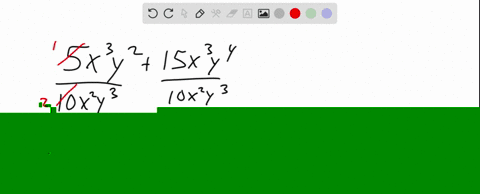 perform-each-division-and-write-all-answers-without-using-negative-exponents-frac5-x3-y215-x3-y410-x