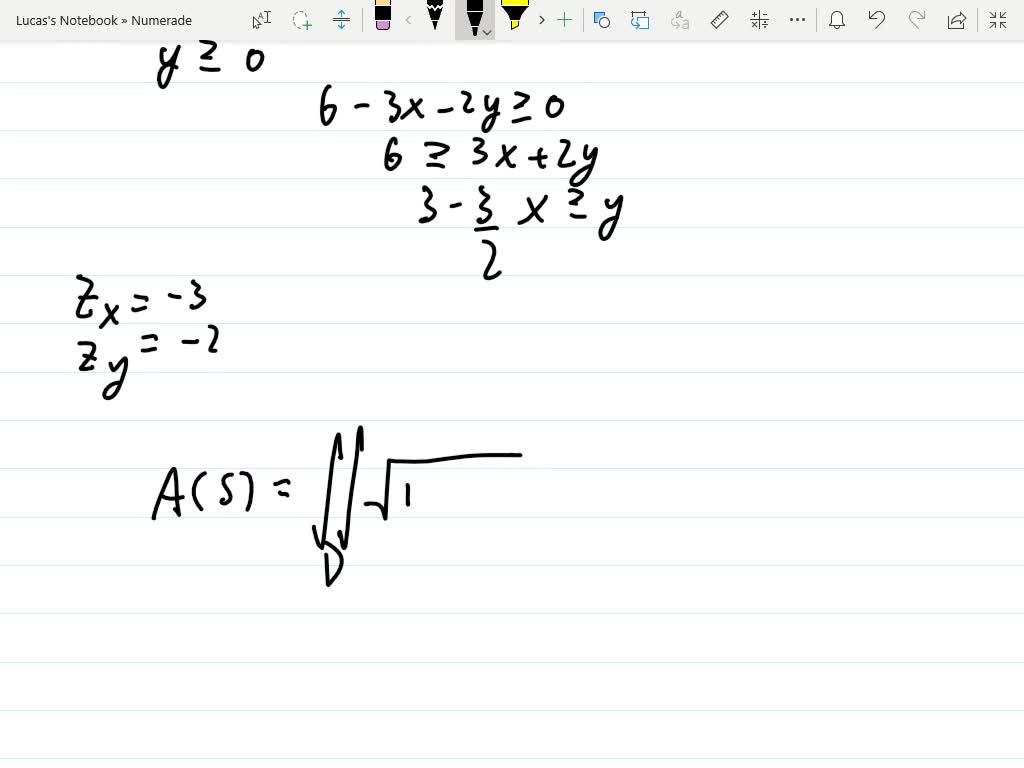 SOLVED:37-47 Find the area of the surface. The part of the plane 3 x+2 ...