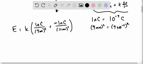 an-electric-dipole-is-formed-from-10-nc-point-charges-spaced-20-mm-apart-the-dipole-is-centered-at-t