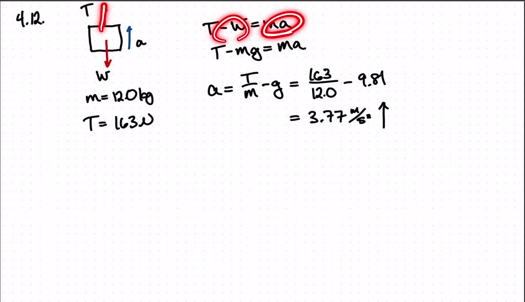 SOLVED (II) A 12.0 kg bucket is lowered vertically by a rope in which