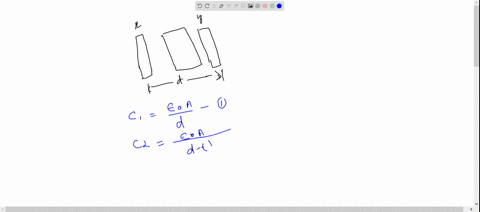 capacitance-of-a-capacitor-becomes-7-6-times-its-original-value-if-a-dielectric-slab-of-thickness-t2