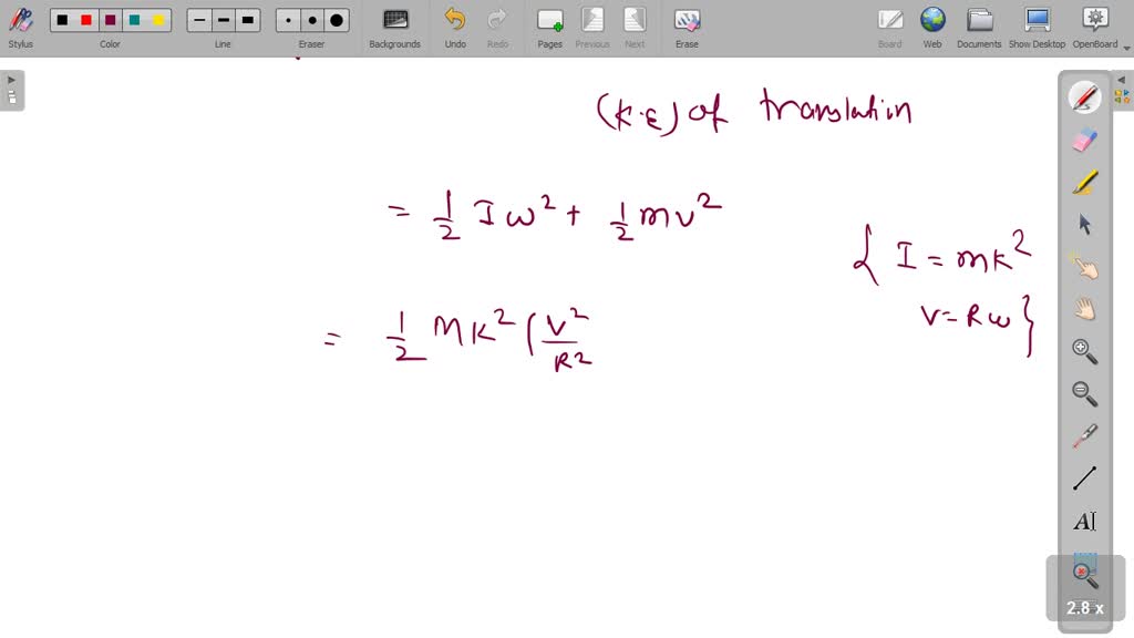 SOLVEDA ball rolls without slipping. The radius of gyration of the