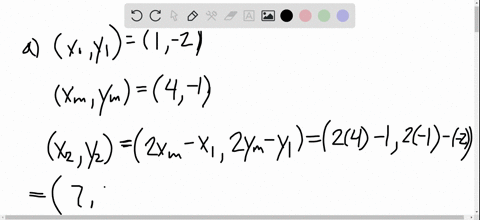 using-the-midpoint-formula-use-the-result-of-exercise-47-to-find-the-coordinates-of-the-endpoint-of-