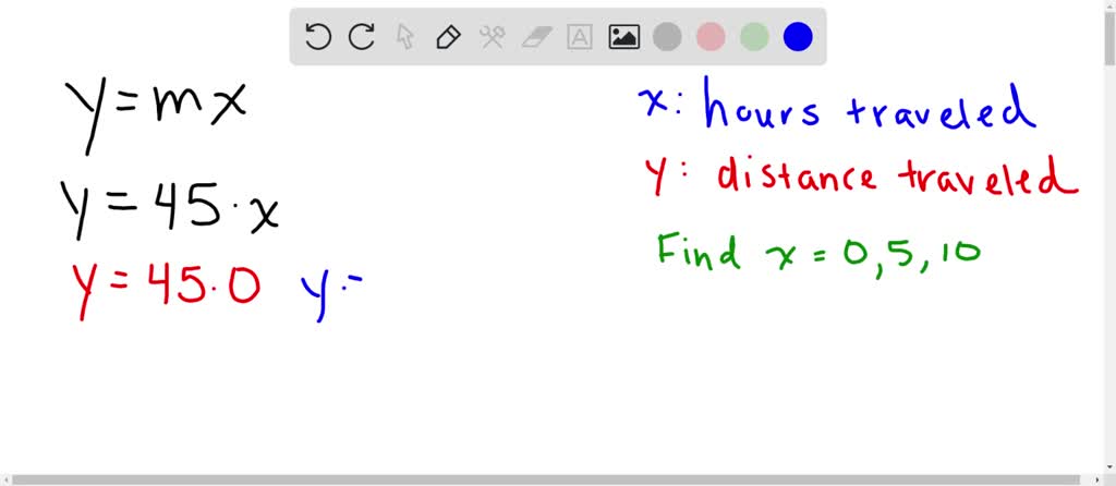 SOLVED: Write an equation to represent the given linear relationship ...