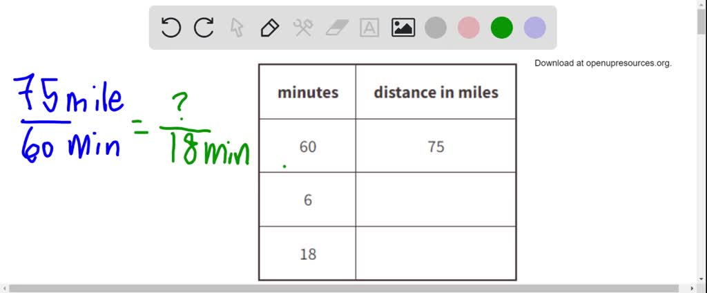 SOLVED At a constant speed a car travels 75 miles in 60 minutes