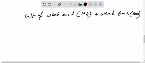 the-percentage-degree-of-hydrolysis-of-a-salt-of-weak-acid-mathrmha-and-weak-base-b-o-h-in-its-01-m-