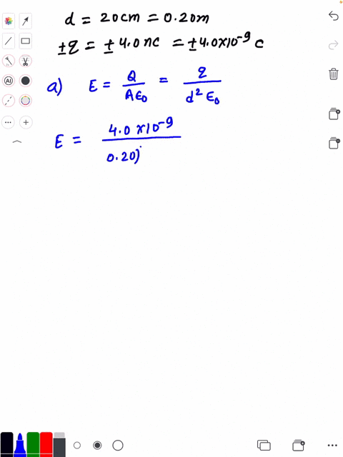 two-square-oppositely-charged-conducting-plates-measure-20-mathrmcm-on-each-side-the-plates-are-clos