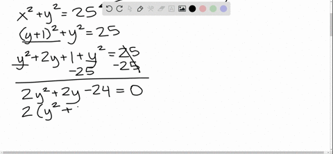 in-exercises-118-solve-each-system-by-the-substitution-method-leftbeginarraylx2y225-x-y1endarrayrigh