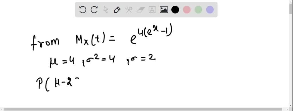 SOLVED:The moment-generating function of a certain Poisson random ...