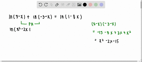 solve-each-logarithmic-equation-express-all-solutions-in-exact-form-see-examples-5-9-ln-5-xln-3-xln-