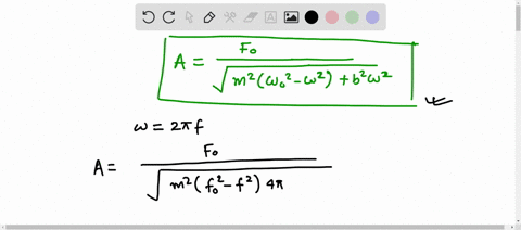 a-forced-oscillator-is-driven-at-a-frequency-of-300-mathrmhz-with-a-peak-force-of-165-mathrmn-the-na
