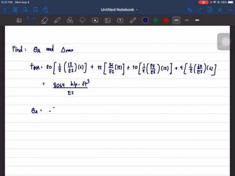 determine-the-slope-at-a-and-the-maximum-deflection-in-the-beam-e-bari-is-constant