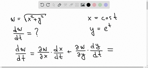 find-d-w-d-t-using-the-appropriate-chain-rule-beginaligned-wsqrtx2y2-xcos-t-quad-yet-endaligned