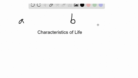 SOLVED:Match each description with the correct characteristic of life ...