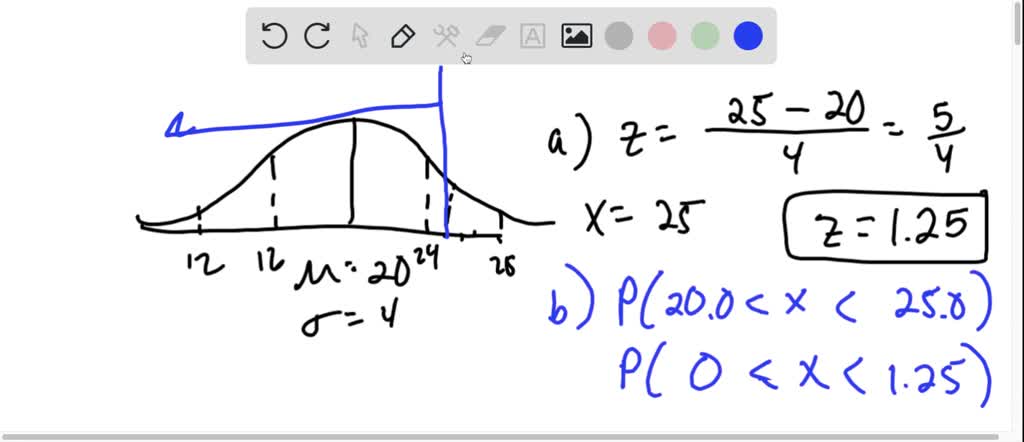 SOLVED:A normal population has a mean of 20.0 and a standard deviation ...