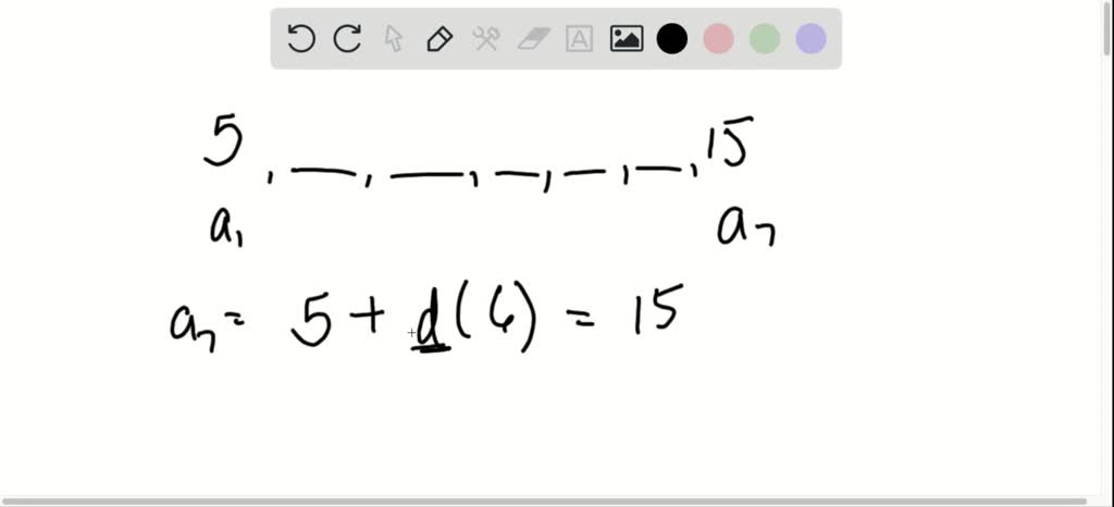 Solved Find The Required Means Insert Five Arithmetic Means Between And