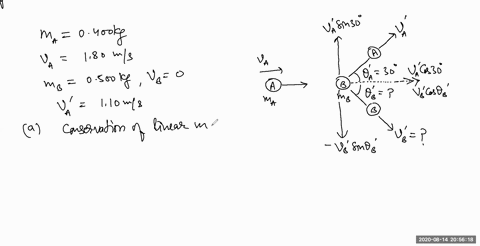ii-billiard-ball-a-of-mass-m_a0400-mathrmkg-moving-with-speed-v_mathrma180-mathrmm-mathrms-strikes-b