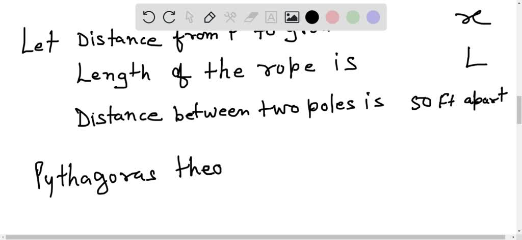 Amazon Rope Distance Question The figure illustrates the apparatus for a tightrope walker. Two poles ...