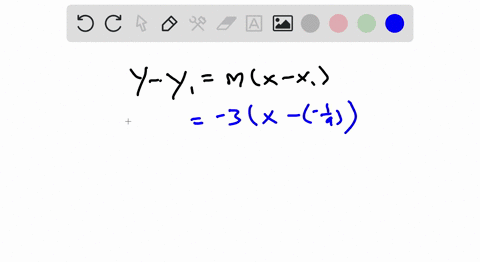 find-the-equation-given-the-slope-and-a-point-m-3-1-92