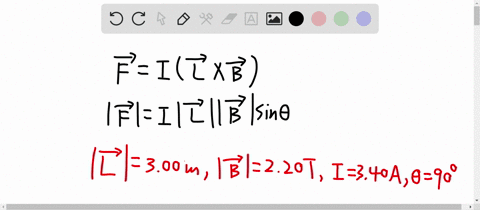 a-long-straight-wire-containing-a-semicircular-region-of-radius-095-mathrmm-is-placed-in-a-uni-form-