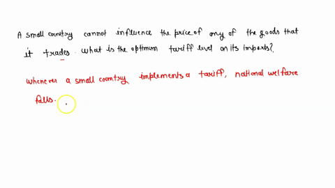 a-small-country-cannot-infl-uence-the-price-of-any-of-the-goods-that-it-trades-what-is-the-optimum-t