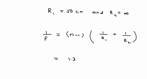 a-plastic-plano-concave-lens-has-a-radius-of-curvature-of-50-mathrmcm-for-its-concave-surface-if-the