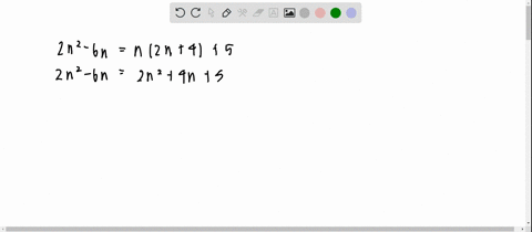 solve-each-equation-be-sure-to-note-whether-the-equation-is-quadratic-or-linear-2-n2-6-nn2-n45