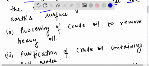 i-drilling-of-the-oil-through-the-various-layers-under-the-earths-surface-ii-processing-of-crude-oil