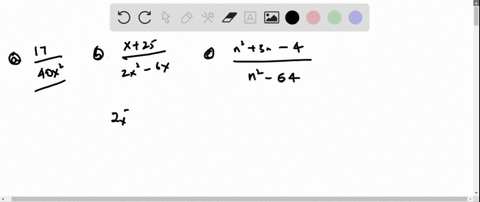 factor-each-denominator-completely-a-frac1740-x2-b-fracx252-x2-6-x-c-fracn23-n-4n2-64