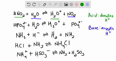 identify-each-reactant-and-product-in-the-following-chemical-reactions-as-a-brnsted-lowry-acid-a-brn