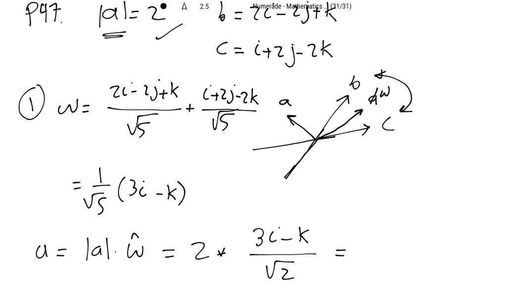 SOLVED:The Modulus Of The Vector 6 I-2 J-3 K Is (a) √(2) 3 (b) 7 (c) 1 ...