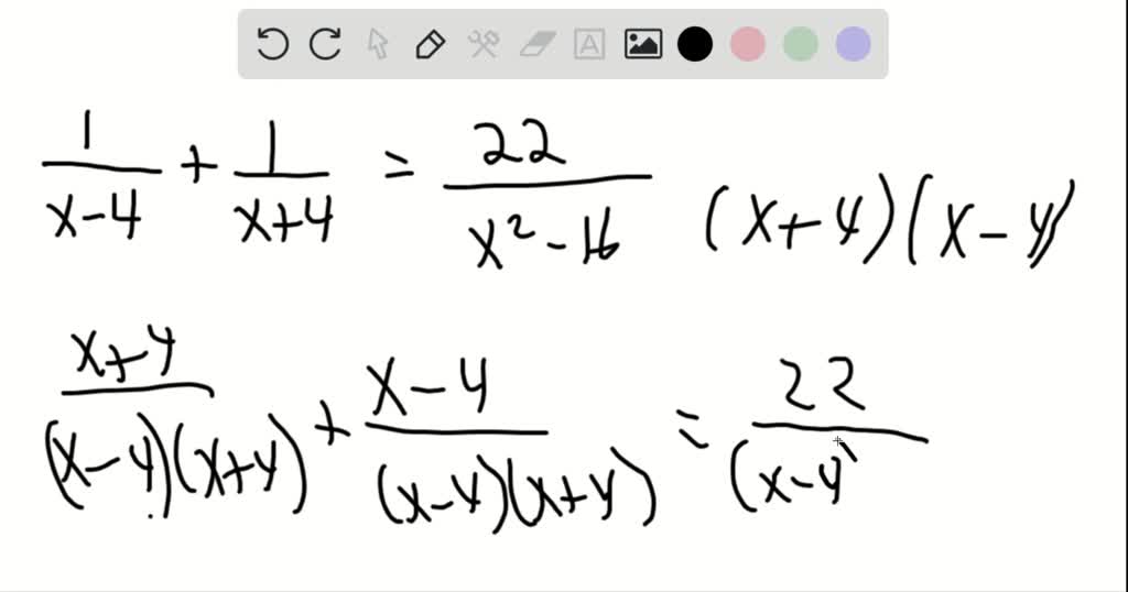 SOLVED:Solve the equation by multiplying each side by the least common ...