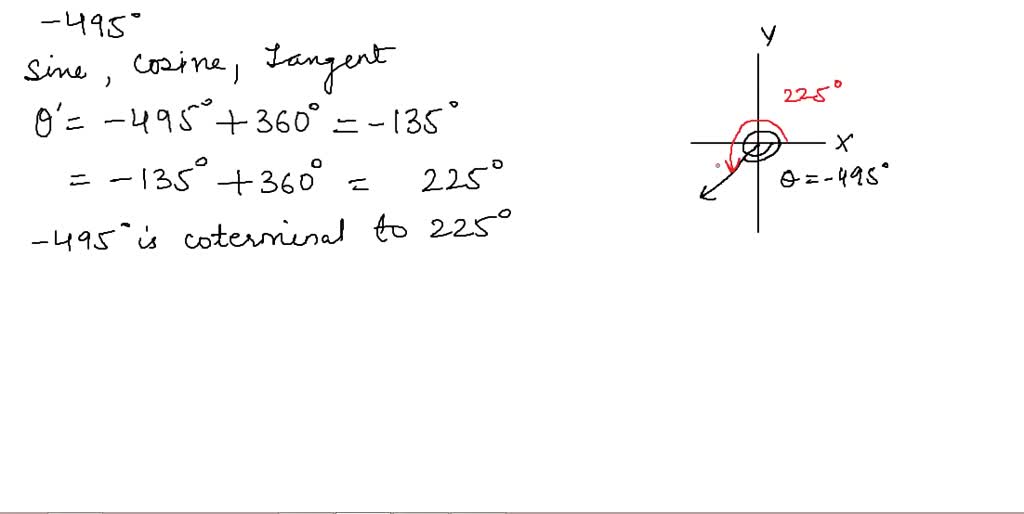 SOLVEDEvaluate the sine, cosine, and tangent of the angle without