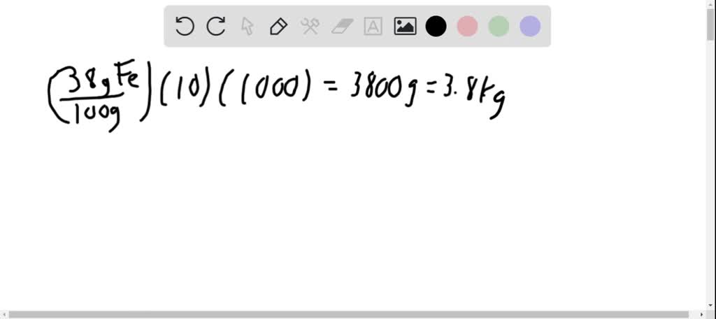 Solved An Iron Ore Contains 38 Mathrm Fe 2