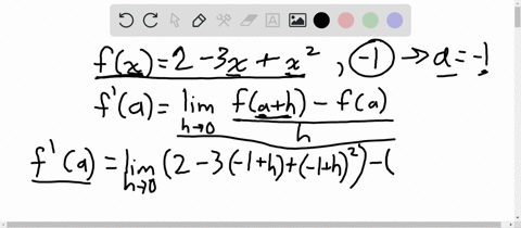the-derivative-at-a-number-find-the-derivative-of-the-function-at-the-given-number-fx2-3-xx2-quad-te