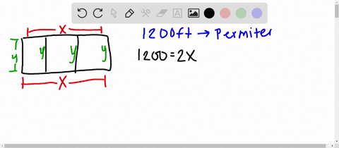 SOLVED:You have 1200 feet of fencing to enclose a rectangular region ...