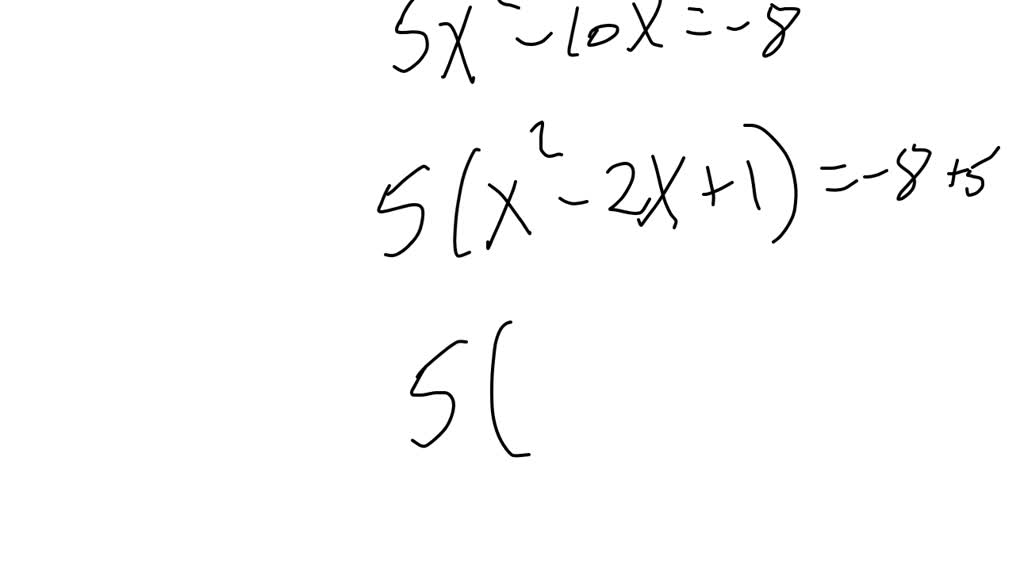 Solved A Rewrite Each Function In F X A X H 2 K Form And B Graph It By Using