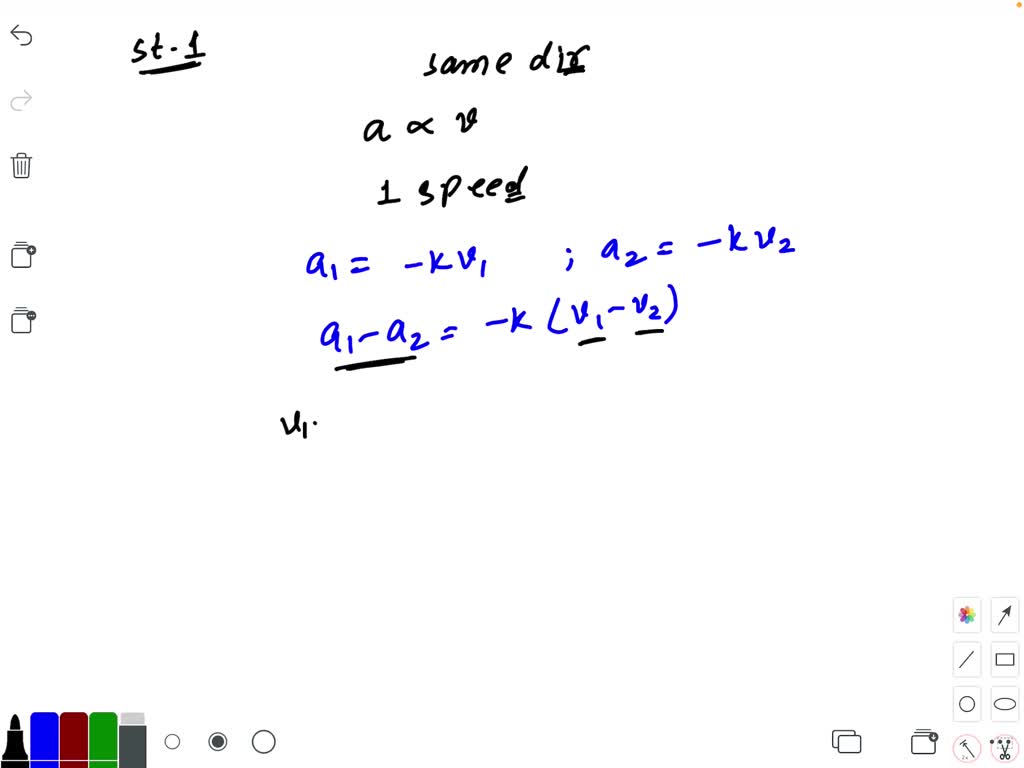 solved-statement-1-when-two-particles-travelling-in-a-straight-line-in