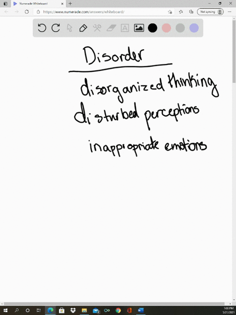 a-split-from-reality-that-shows-itself-in-disorganized-thinking-disturbed-perceptions-andor-diminish