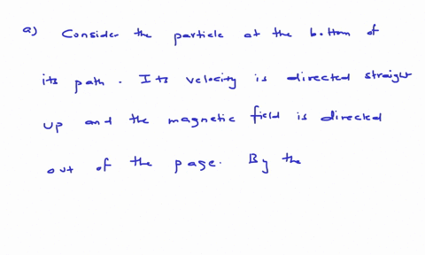 a-charged-particle-enters-a-uniform-magnetic-field-and-follows-the-circular-path-shown-in-the-draw-6