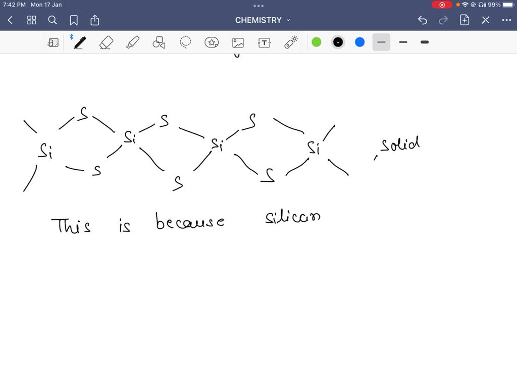 SOLVEDCarbon disulphide is a liquid but silicon disulphide is a