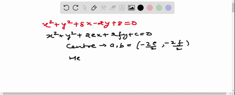 determine-a-the-radius-and-b-the-co-ordinates-of-the-centre-of-the-circle-given-by-the-equation-x2y2