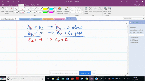 a-determine-the-overall-balanced-equation-for-a-reaction-that-has-the-following-proposed-mechanism-a