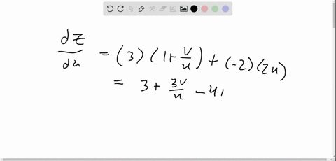 use-appropriate-forms-of-the-chain-rule-to-find-partial-z-partial-u-and-partial-z-partial-v-z3-x-2-y
