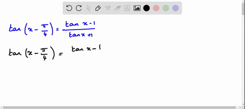 verify-each-identity-tan-leftx-fracpi4rightfractan-x-1tan-x1