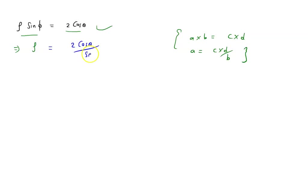 ⏩SOLVEDInvestigate ρ=sin2 θfor horizontal and vertical tangents