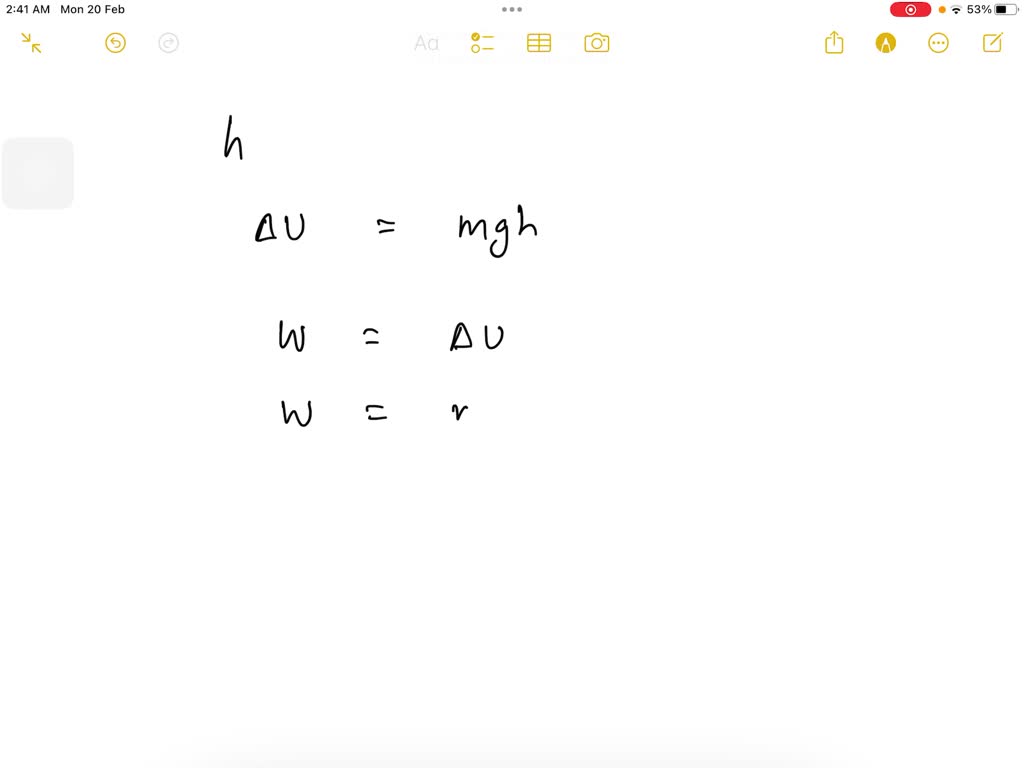 You do 13 J of work as you lift a 35N pail of water. Through what
