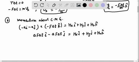 a-uniform-rod-of-total-mass-m-is-bent-into-the-shape-shown-and-is-suspended-by-a-wire-attached-at-b-
